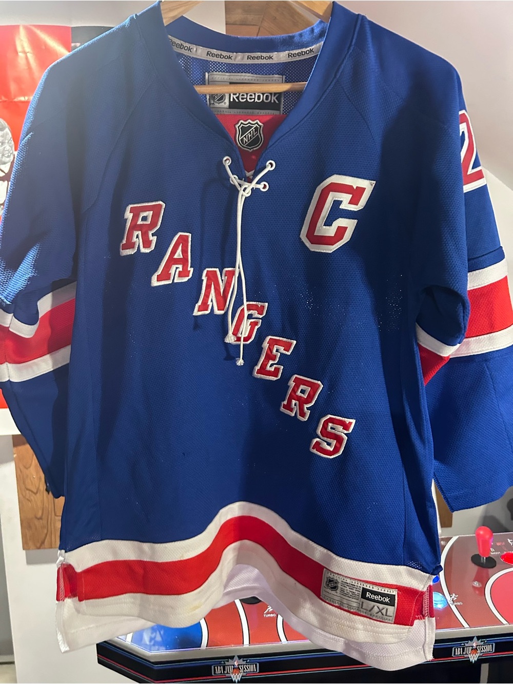Reebok New York Rangers Hockey Jersey - Captain C